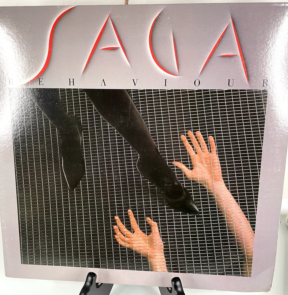 Saga - Behaviour Vinyl LP - 1985 First Press Portrait BFR 40145